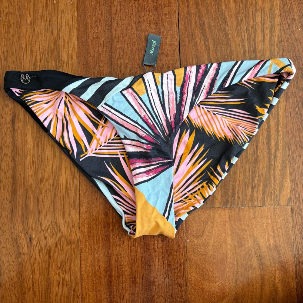 Maaji Multi Colored Reversible Bikini Bottom